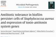 Antibiotic tolerance in biofilm persister cells of Staphylococcus aureus and expression of toxin-antitoxin system genes